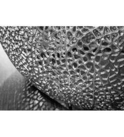 Stolik Kawowy Leaf 80 Cm srebrny