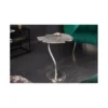 Stolik kawowy Leaf 53 cm srebrny