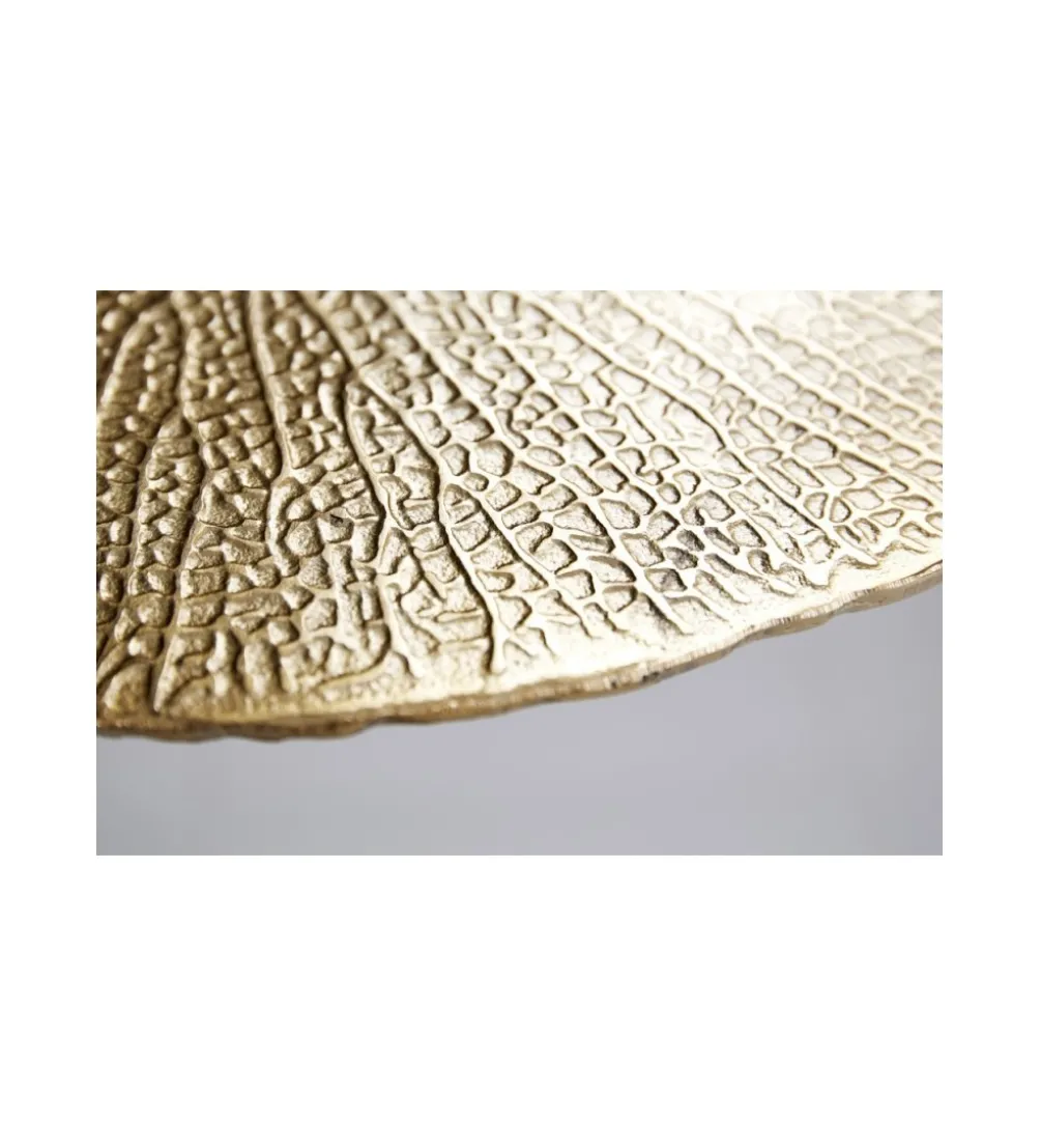 Stolik kawowy Leaf 42 cm złoty