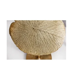 Stolik kawowy Leaf 42 cm złoty