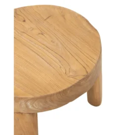 Stolik kawowy LEONI set 2 drewno teak