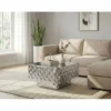 Stolik kawowy LEPERES 60 cm srebrny
