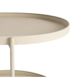 Stolik kawowy LETIT 66 cm beżowy