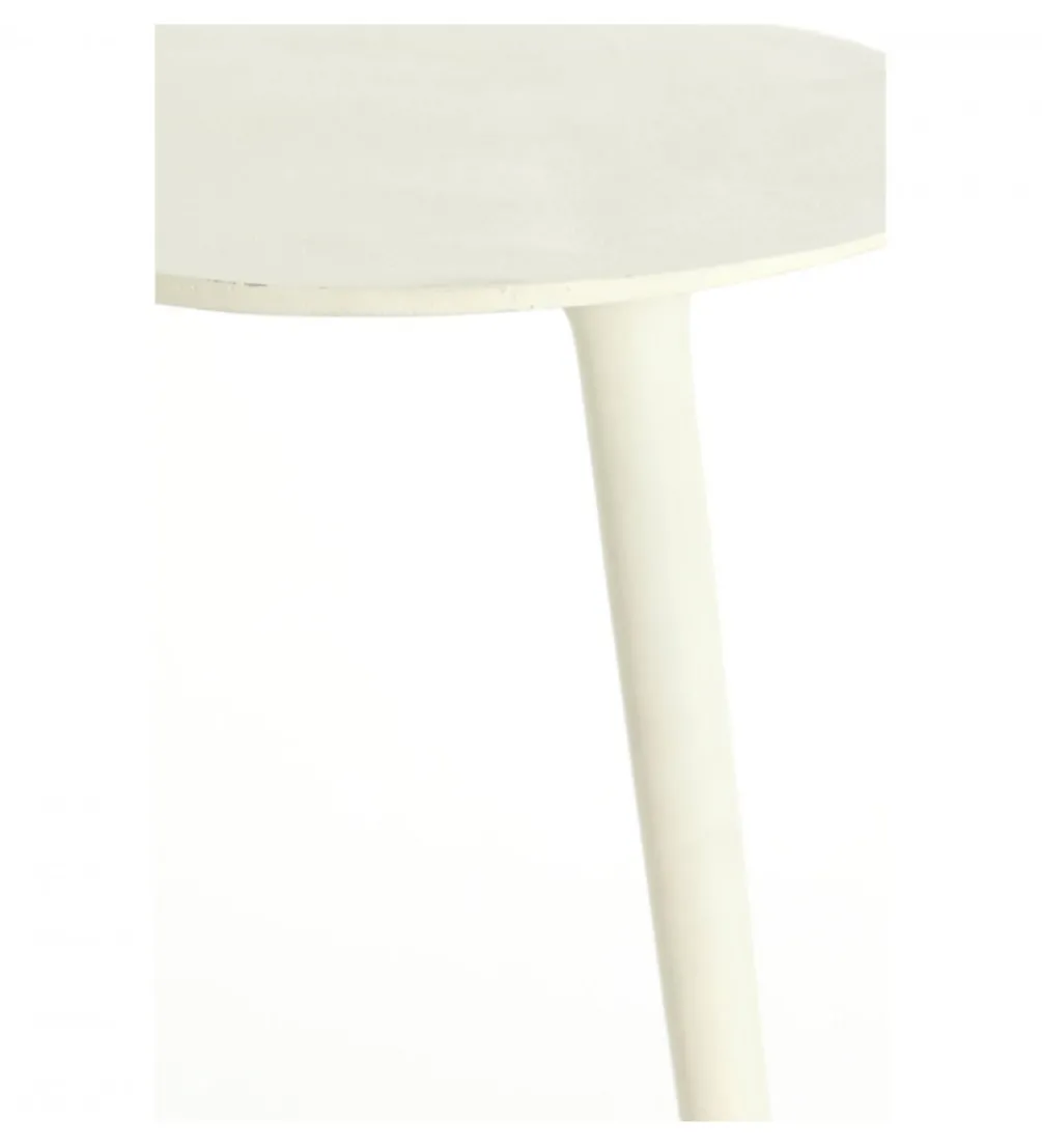 Stolik kawowy LIONS 67 cm kremowy