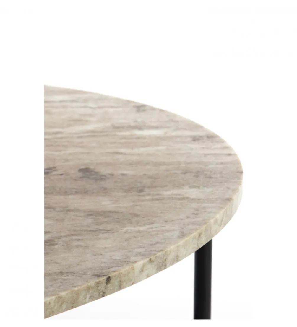 Stolik kawowy LOES 140 cm efekt marmuru
