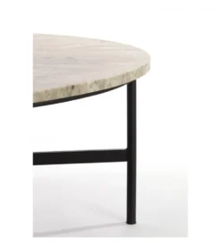 Stolik kawowy LOES 140 cm efekt marmuru