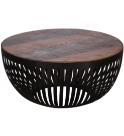 Stolik kawowy LOFTE  70 cm drewno mango