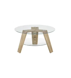 Stolik kawowy LUBLIN 75 cm dąb