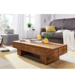 Stolik kawowy LUCCA 120 cm drewno sheesham