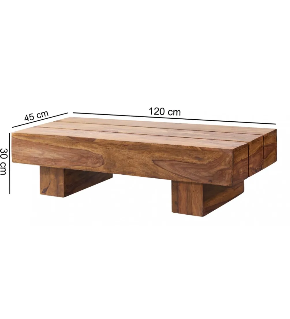 Stolik kawowy LUCCA 120 cm drewno sheesham