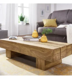 Stolik kawowy LUCCA 120 cm drewno akacja