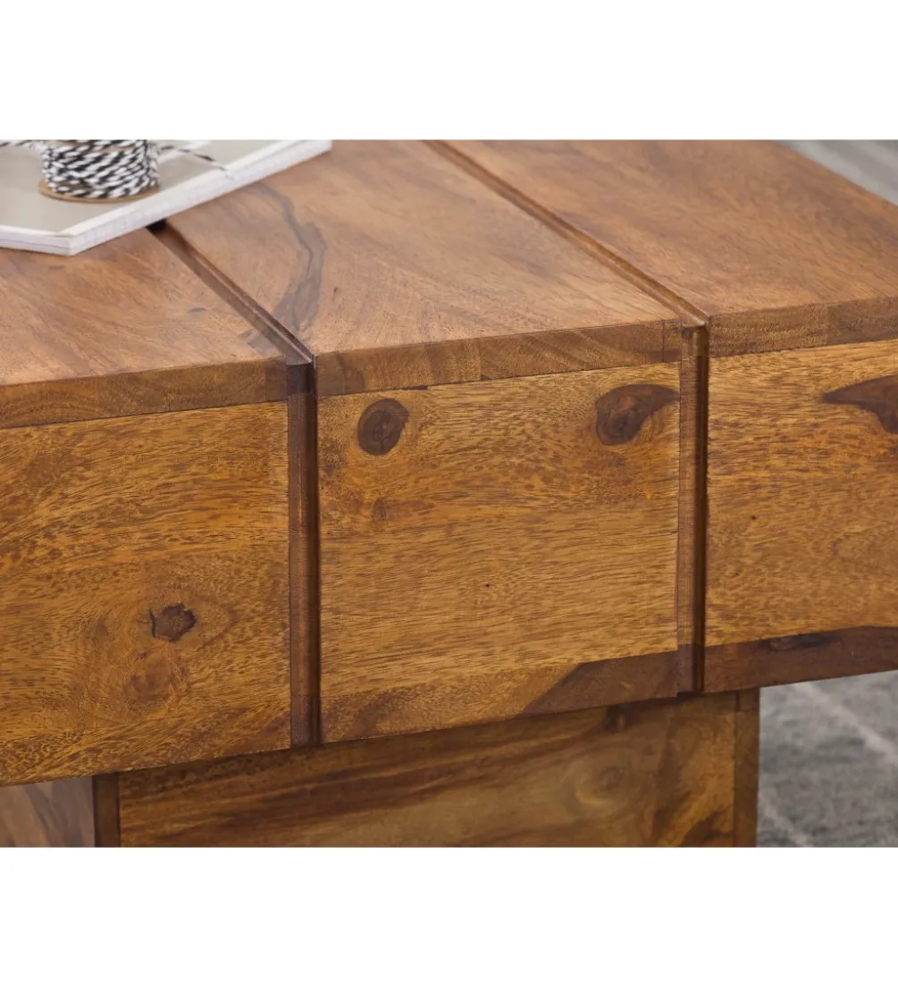 Stolik kawowy LUCCA 44 cm drewno sheesham