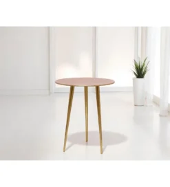 Stolik kawowy Luma 40 cm brązowy