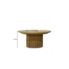 Stolik kawowy LUSAN 80 cm drewno teak