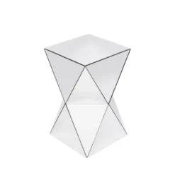 Stolik kawowy LUXURY TRIANGLE 32 cm lustrzany
