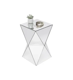Stolik kawowy LUXURY TRIANGLE 32 cm lustrzany