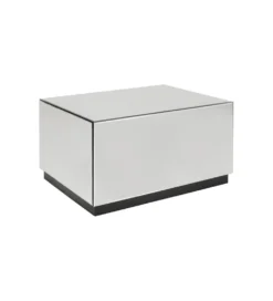 Stolik kawowy LUXY MIRROR TRUNK 80 cm z szufladami