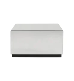 Stolik kawowy LUXY MIRROR TRUNK 80 cm z szufladami