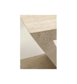 Stolik kawowy LUXY Z TRAVERTINE 60 cm marmur