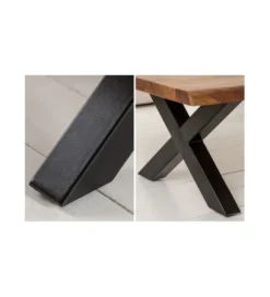 Stolik kawowy Maamut X 110 cm drewno Akacja honey
