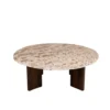 Stolik kawowy MATHILDE 90 cm w optyce marmuru