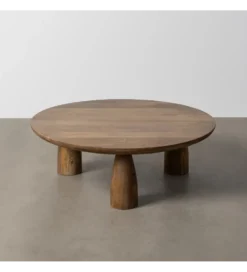 Stolik kawowy MENT 90 cm drewno mango