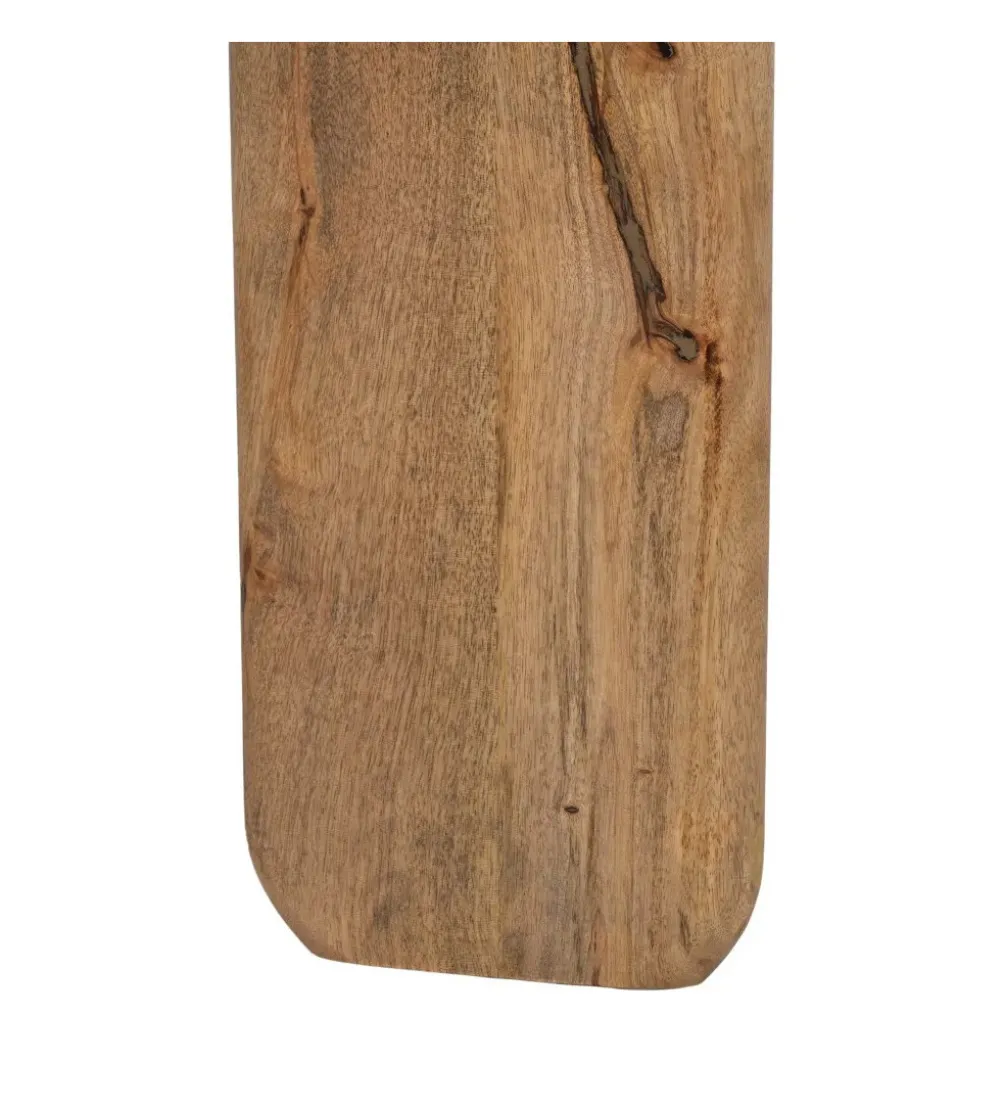 Stolik kawowy MEZNATRE 120 cm drewno mango brązowe