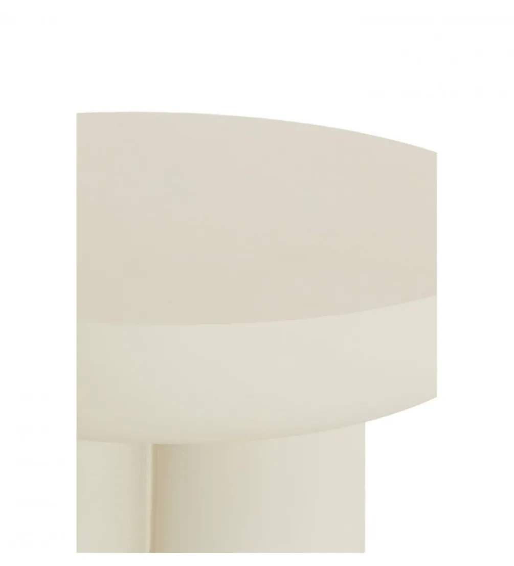Stolik kawowy MIZUHO 70 cm kremowy