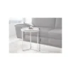 Stolik kawowy Modular 40 cm biało srebrny