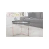 Stolik kawowy Modul 60 cm czarno miedziany