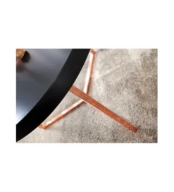 Stolik kawowy Modul 60 cm czarno miedziany