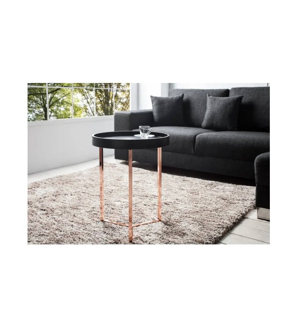 Stolik kawowy Modul 40 cm czarny