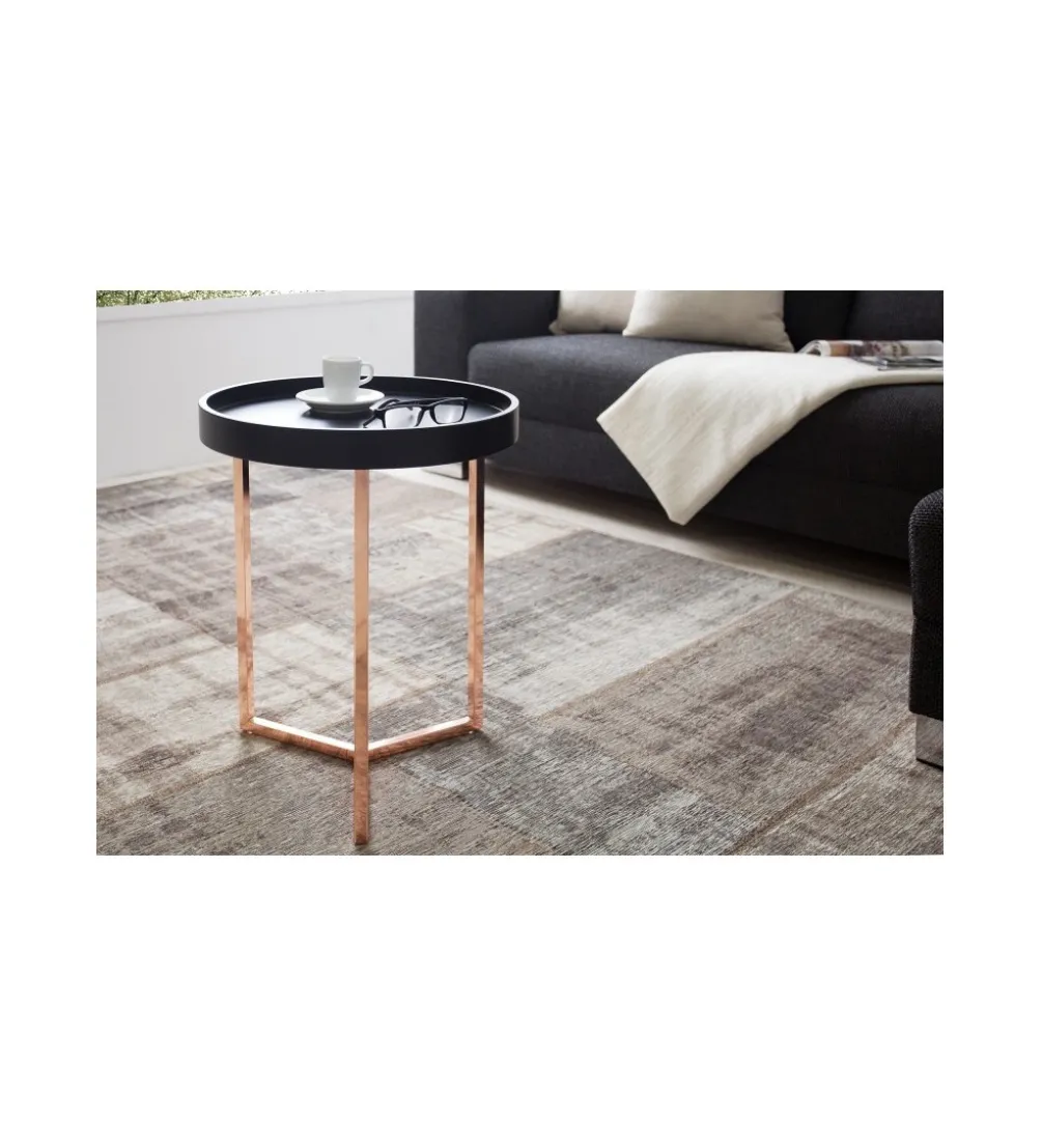 Stolik kawowy Modul 40 cm czarny