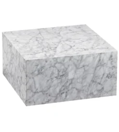 Stolik kawowy MONOBLOC 60 cm w optyce szarego marmuru