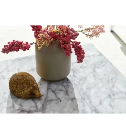 Stolik kawowy MONOBLOC 60 cm w optyce szarego marmuru