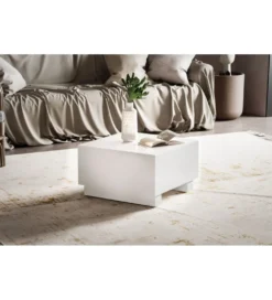 Stolik kawowy MONOBLOC II 60 cm biały