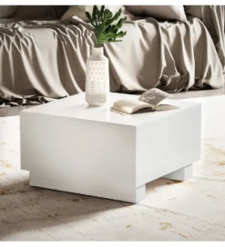 Stolik kawowy MONOBLOC II 60 cm biały