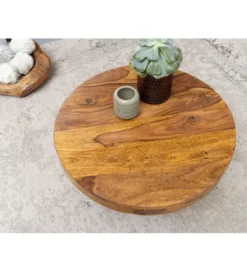 Stolik kawowy NADOR 60 cm drewno sheesham