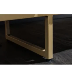Stolik kawowy NIGATA 110 cm Drewno Mango Brąz