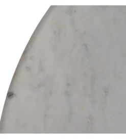Stolik kawowy NIZAMES 80 cm drewno mango marmur
