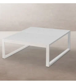 Stolik kawowy ogród BAJA IO 100 cm biały