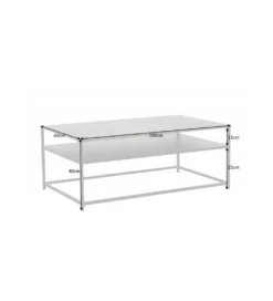 Stolik kawowy OLIMPIA 100 cm czarny