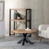 Stolik kawowy OLISA 80 cm drewno mango