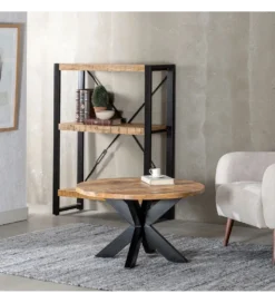 Stolik kawowy OLISA 80 cm drewno mango