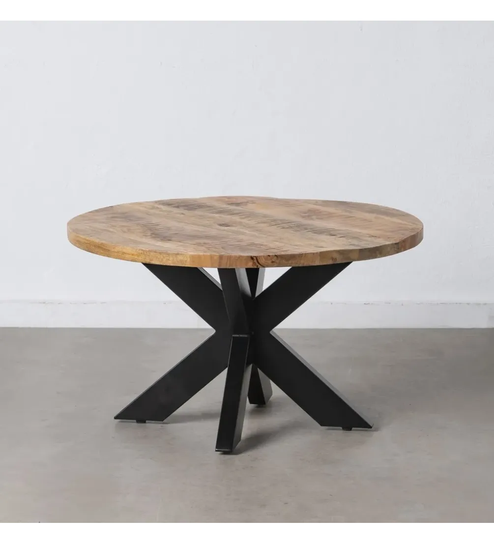 Stolik kawowy OLISA 80 cm drewno mango
