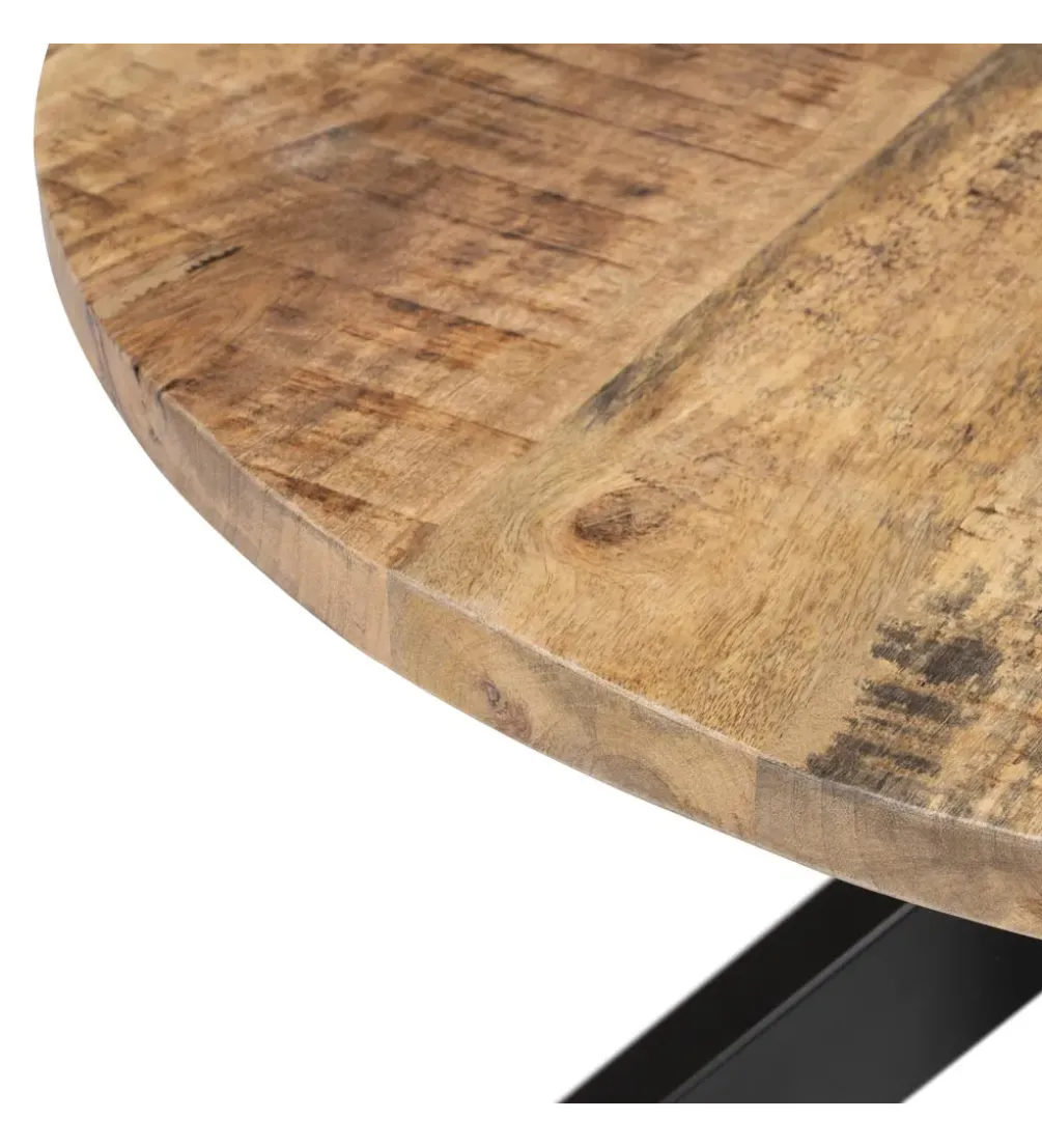 Stolik kawowy OLISA 80 cm drewno mango
