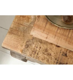 Stolik kawowy Opium Antique 60 cm drewno Mango