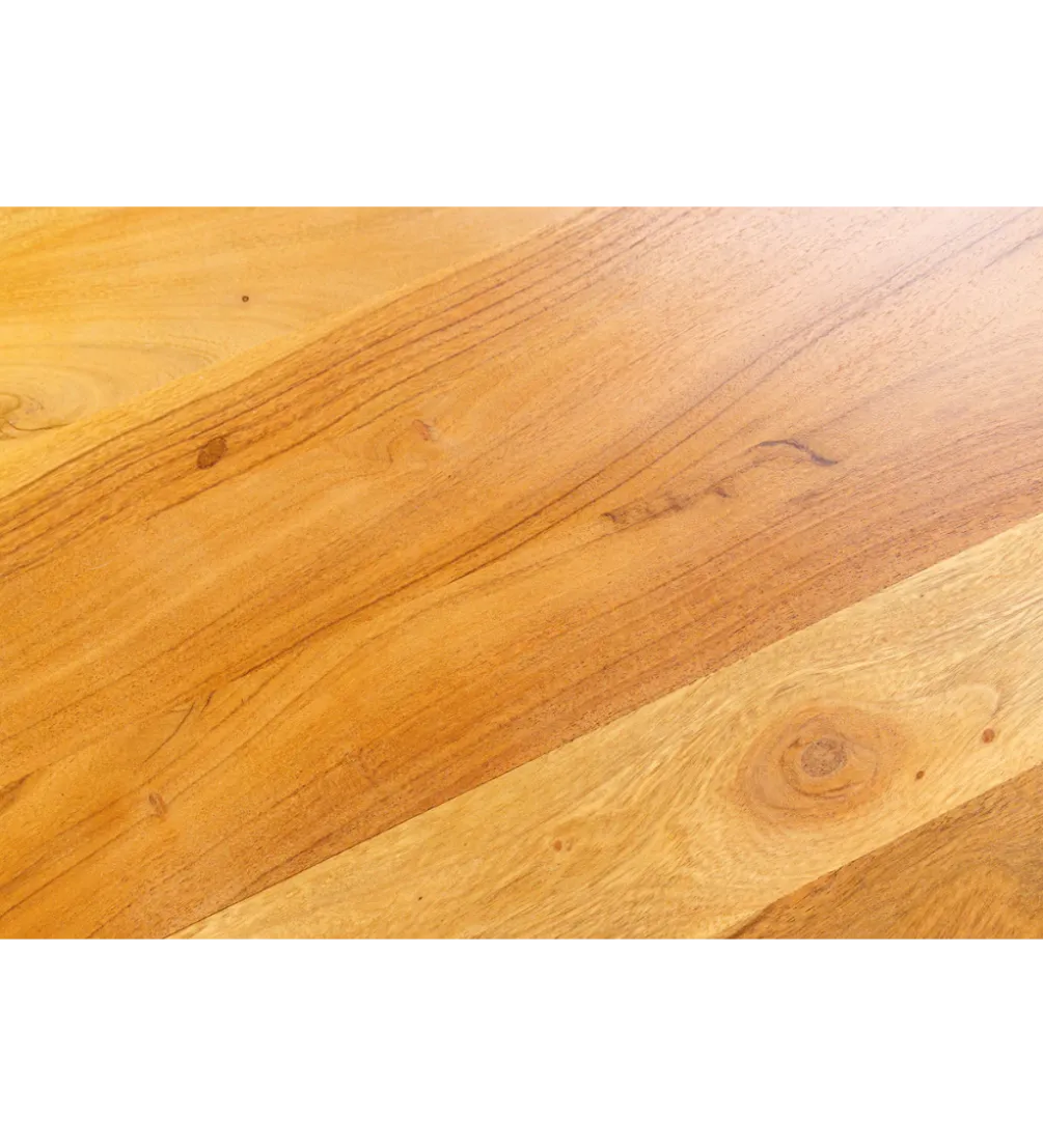 Stolik kawowy ORGANIC LIVING 70 cm drewno akacja miodowe