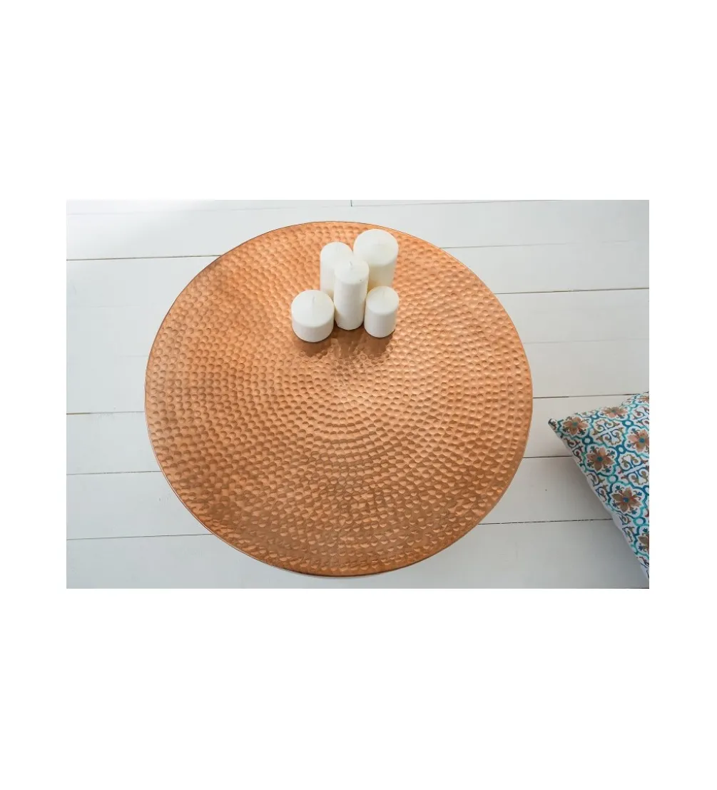 Stolik kawowy Orient 60 cm miedziany
