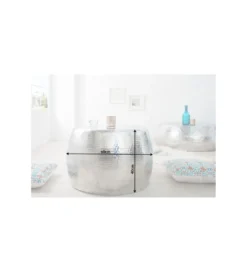 Stolik kawowy Orient 60 cm srebrny